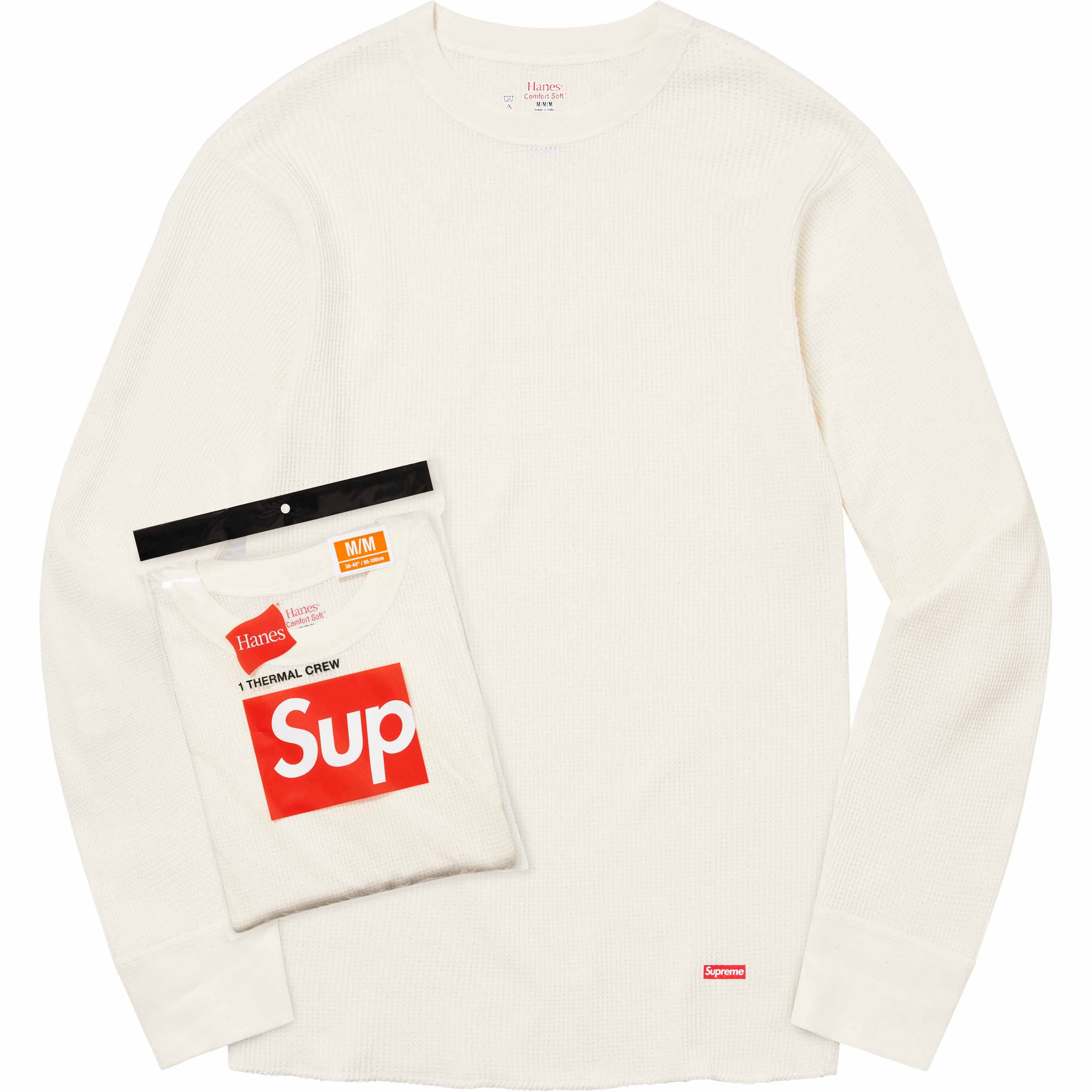 Supreme®/Hanes® Thermal Crew (1 Pack) view 3